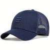 Hat Outdoor Use Leisure Baseball Cap Three Embroidery Air Permeable Mesh Caps Adjustable Hip Hop Hats Gorras Men Summer Quick-Drying