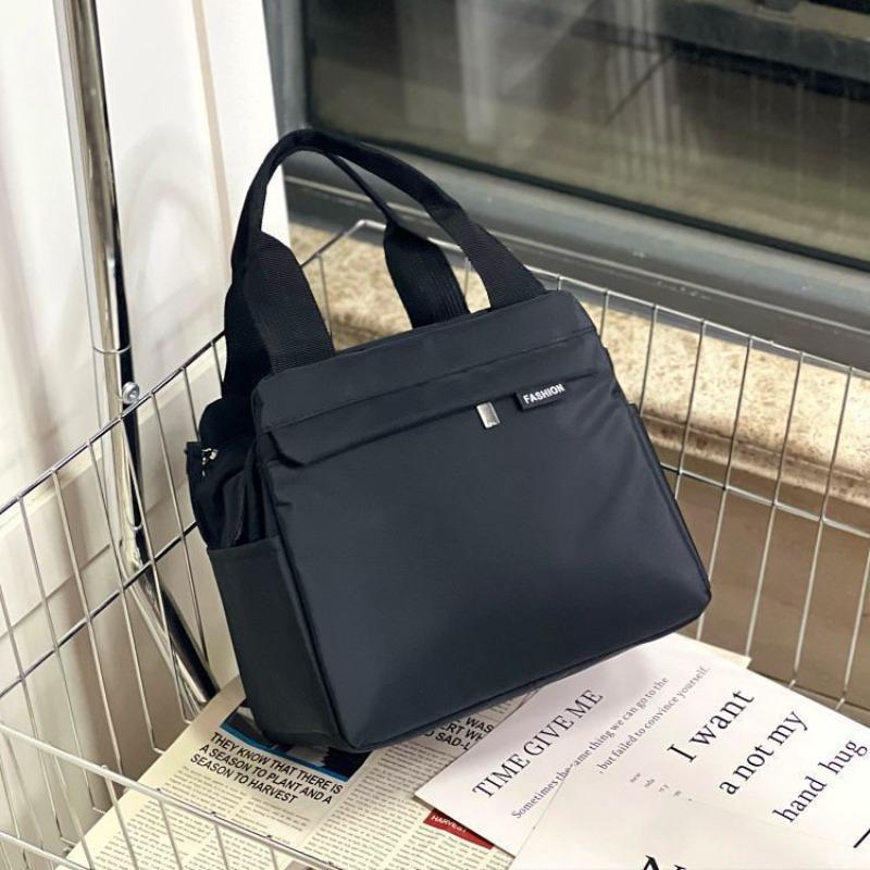 

New lunch box, handbag, thermal insulation lunch box bag, rice pocket canvas, primary school office workers bring rice and large-capacity meals чёрный