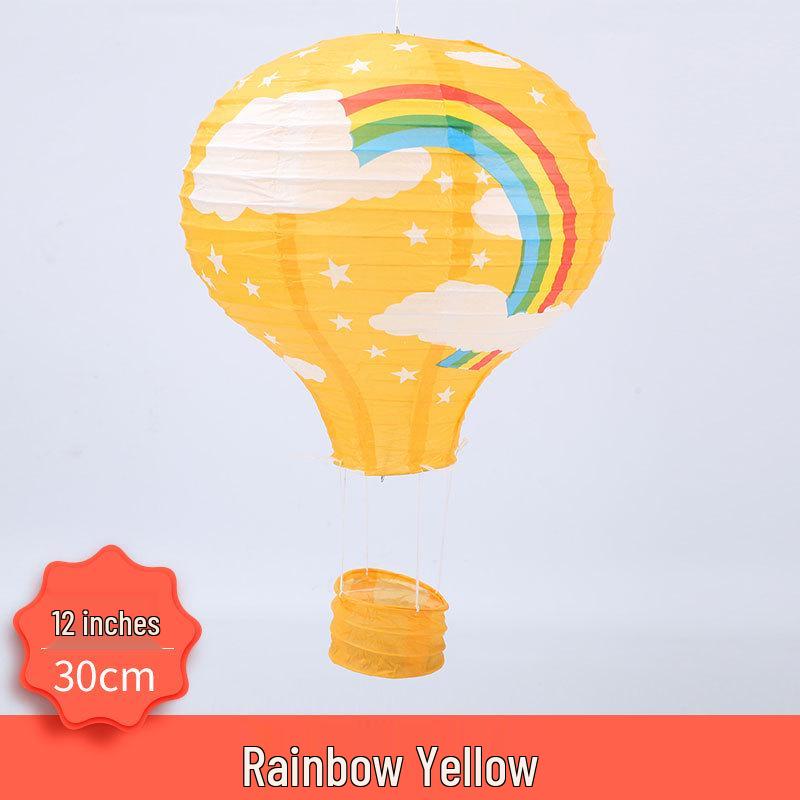 Hot Air Balloon Pendant Paper Lantern for Birthday and Kindergarten Decor