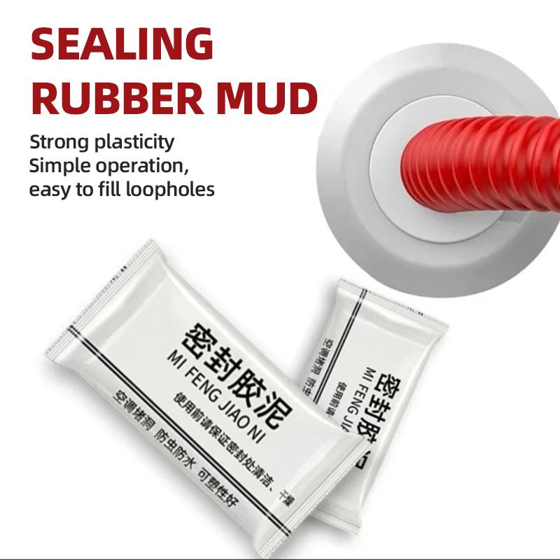 Dichtungskleber Schlamm Loch Klimaanlagenrohr Abdichtung Haushalt Wasserdicht, Insektensicher und Wasserdicht Wandreparatur Kanalisationsverstopfung Klebeschlamm