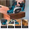 15000RPM Brushless Electric Planer Cordless Power Planer Handheld Home DIY Furniture Cutting Woodworking Tool For Makita Battery