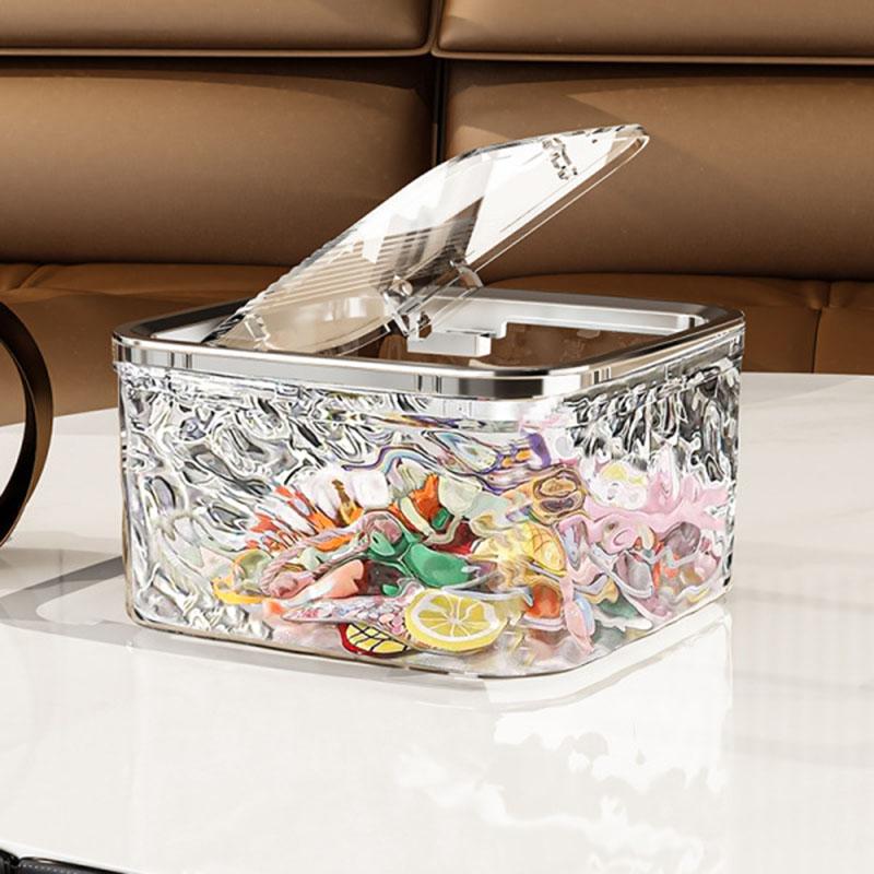 Aufbewahrungsbox für Haarschmuck Haarspange Haarband Band Transparent Acryl Organizer Desktop Aufbewahrungskorb Waschmittelkapsel Aufbewahrung