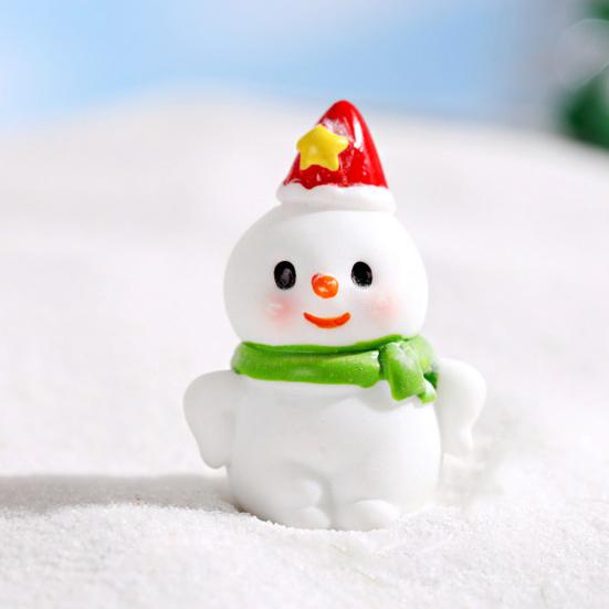 Nützliche Weihnachtsfigur aus Kunstharz, stilvolle, feine Verarbeitung, Sammlerstück