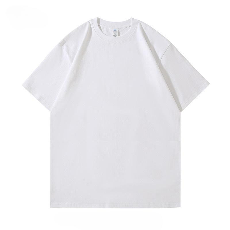 

Мужская однотонная футболка из плотного хлопка с короткими рукавами. Летняя мужская базовая свободная рубашка с короткими рукавами. XL белый