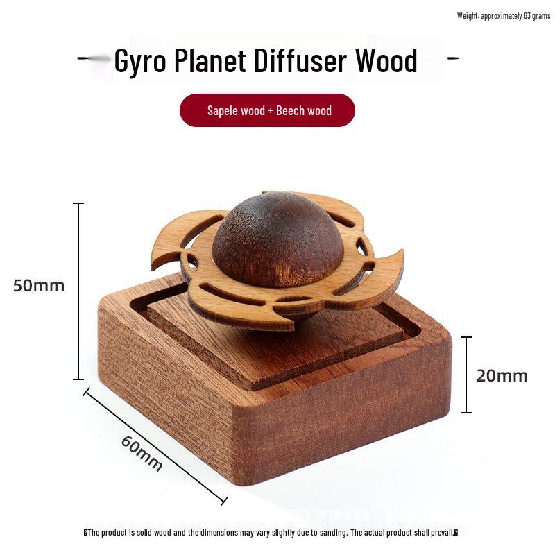 Natural Black Walnut Aroma Diffuser: Creative Wooden Essential Oil Ornament for Home Decor