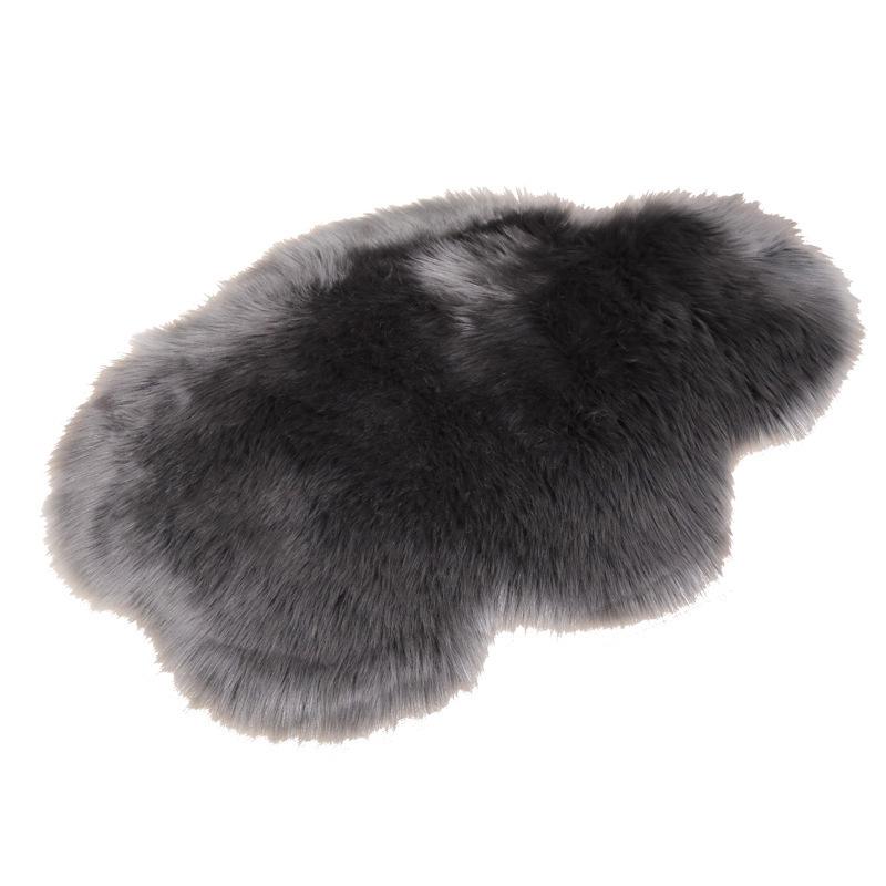 Cloud-Shaped Long Pile Rug for Bedroom or Living Room - Cute, Luxurious, and Machine Washable