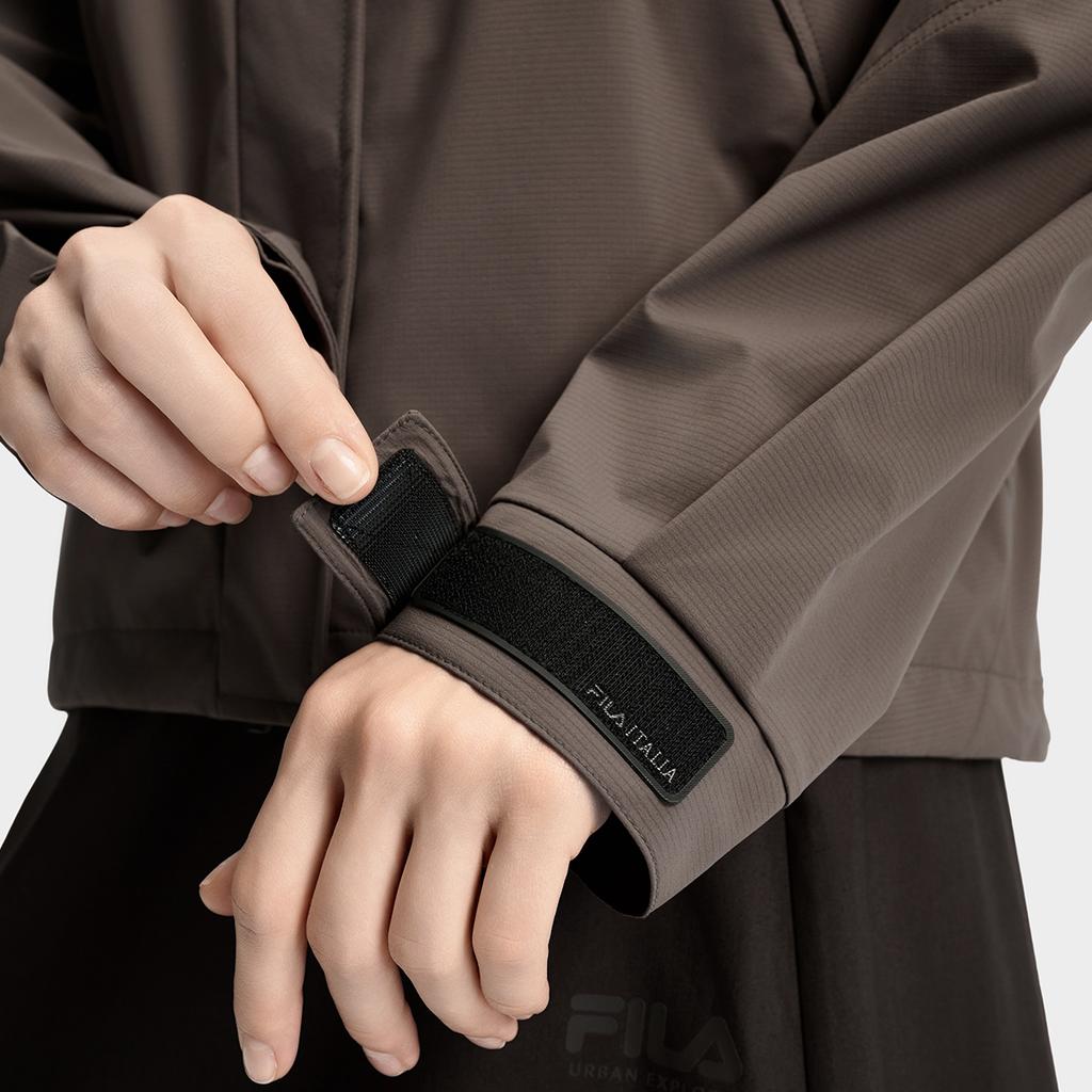 Fila Athletics Urban Explore Series Fashion Sports Outdoor Warm Loose Hooded Woven Jacket Women Jackets A11W538703F-BN