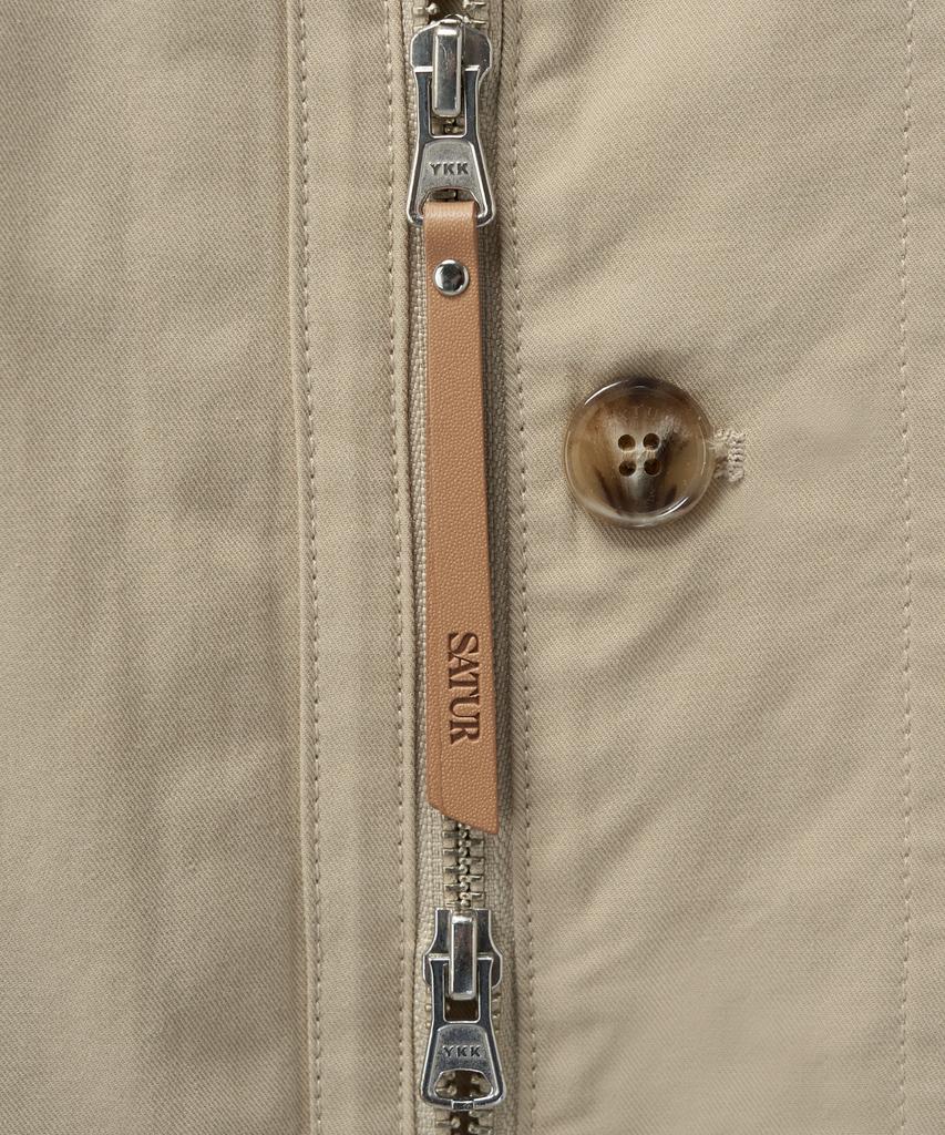 Satur Cotton Washed Jacket Beige