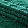 Green Knit Throw Blanket for Couch Outdoor Indoor Textured Boho Blanket Farmhouse Throw for Living Room Lightweight Decorative