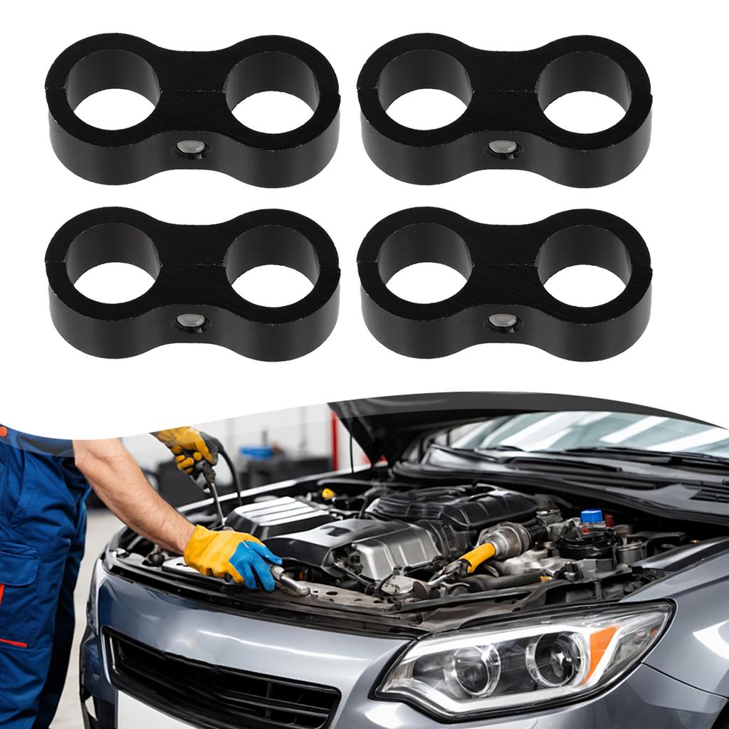 Vehicle Maintenance Black Fuel Line Clamp Minimize Leaks And Improve Flow Aluminum Clamp Minimizes Risk Of Leaks