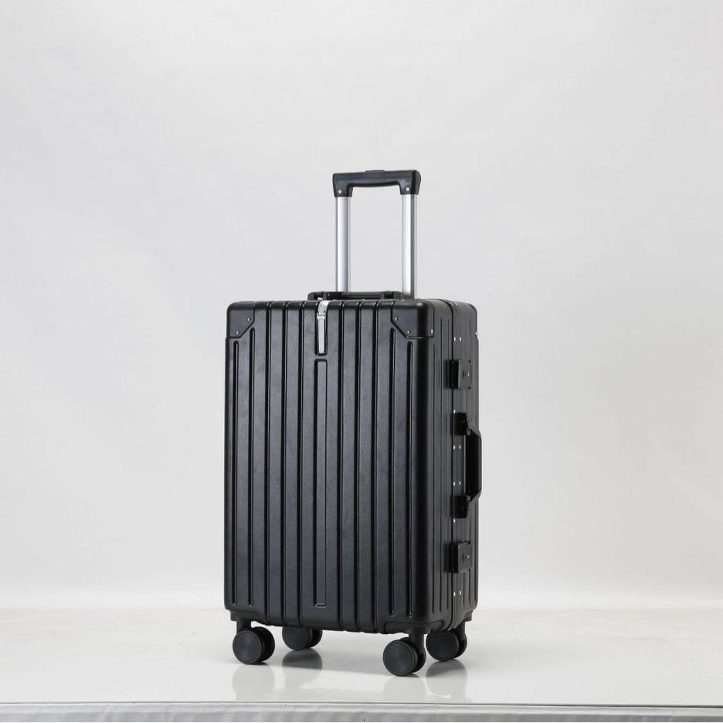 20-Inch Aluminum Frame Trolley: Sturdy, Durable, Lockable Cabin Case for Men & Students