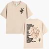 2026 Rapper PNL Le Monde Chico Album Grafik T-Shirt Unisex Damenmode Hip Hop Kurzarm T-Shirts Baumwolle Lässiges T-Shirt