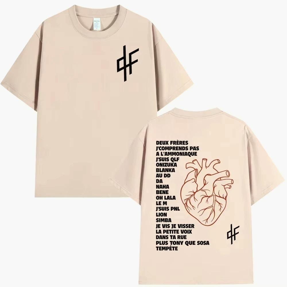 2026 Rapper PNL Le Monde Chico Album Grafik T-Shirt Unisex Damenmode Hip Hop Kurzarm T-Shirts Baumwolle Lässiges T-Shirt