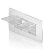 10Pcs Double Row Adhesive Shelf Brackets Reinforced Self Adhesive Shelf Supports for Kitchen Cabinet Wardrobe Book Closet