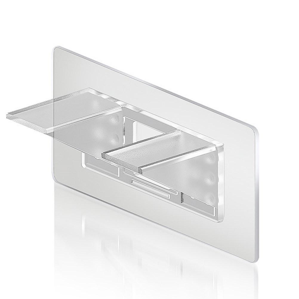 10Pcs Double Row Adhesive Shelf Brackets Reinforced Self Adhesive Shelf Supports for Kitchen Cabinet Wardrobe Book Closet