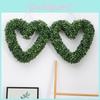 Odorata Simulation Aglatia Heart Shaped Flower Wreath Door Christmas Decoration