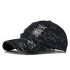 Ripped Camouflage Baseball Cap Unisex Hip Hop Cotton Cap