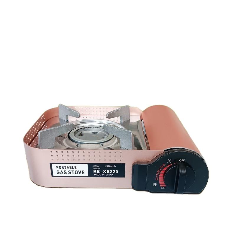 Windproof Butane Gas Stove Outdoor Portable Camping Barbecue Picnic Flame Out Protection Design Butane Gas Stove
