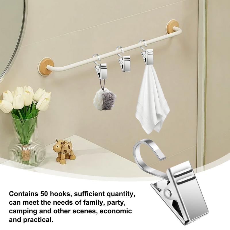 

Drapery Clips With Hook 50x Party Metal String Light S Hooks Heavy Duty Stainless Steel Awning Hangers Art Craft Display For China Mainland