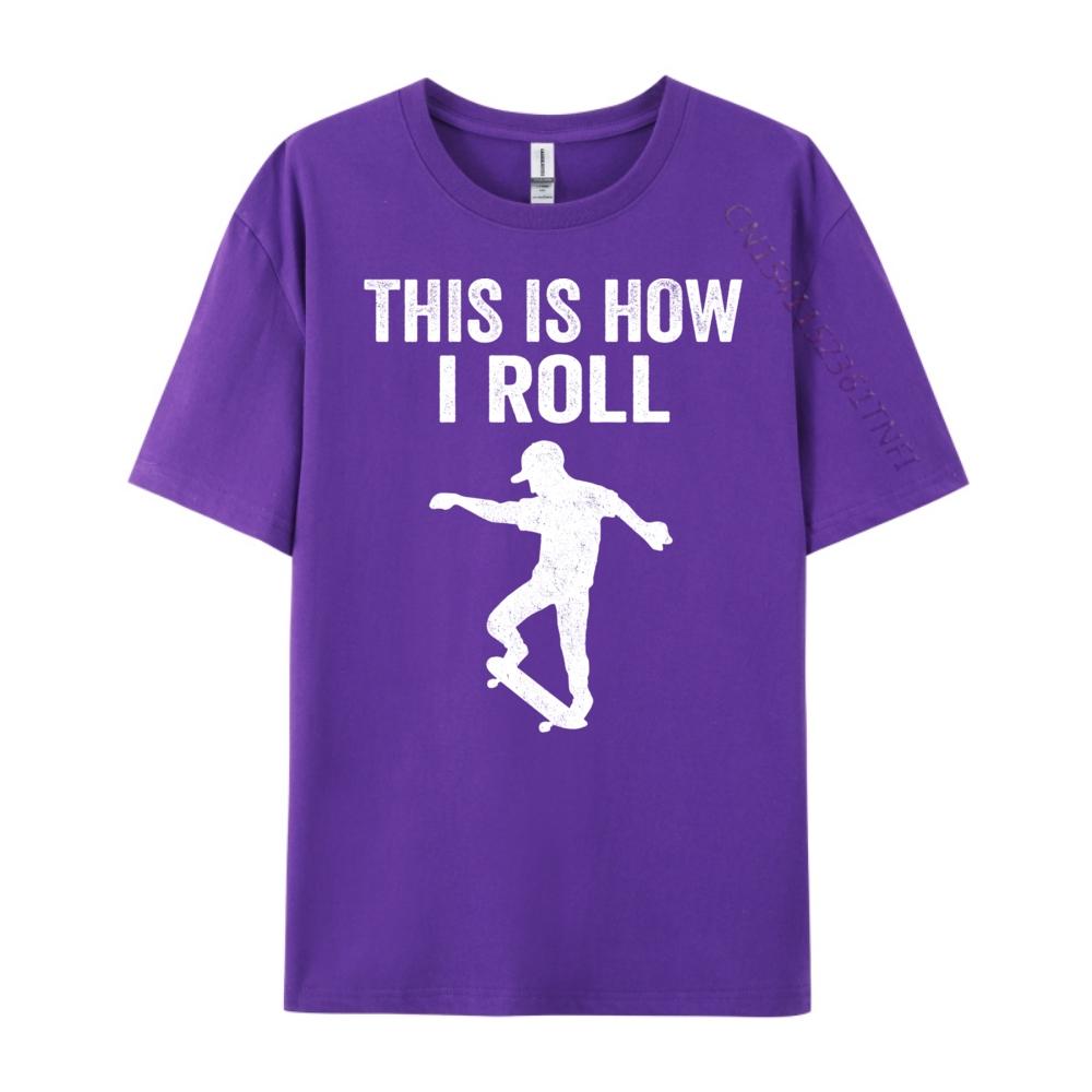Skateboard Skateboarder Shirt For Men Funny T Shirts New Year Tshirt Character Graphic Cotton Short Sleeve