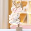 Panda Keychain Rabbit Cute Cartoon Girl Backpack Decorative Pendant Doll Plush