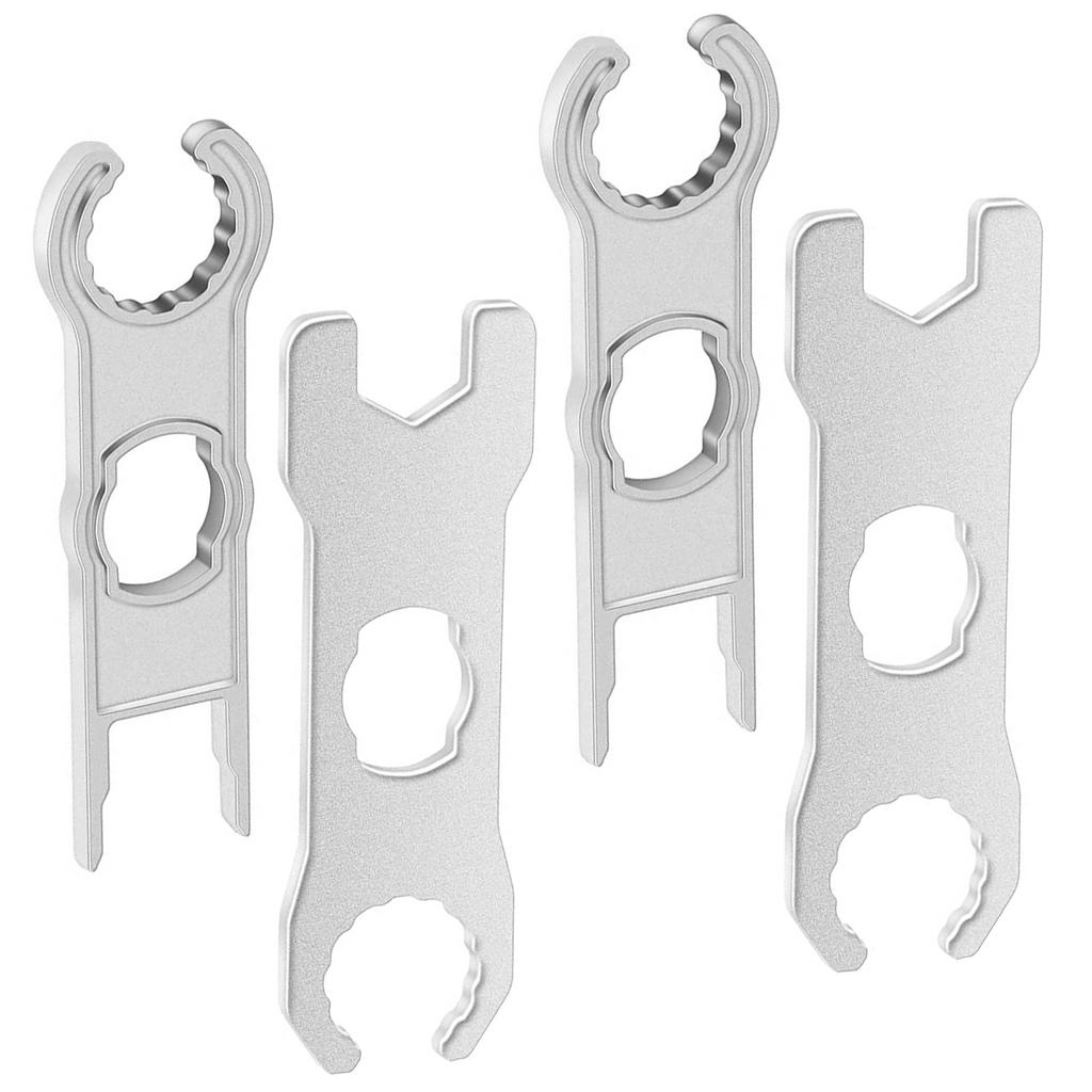 4pcs Connector Spanner Solar Panel Connector Disassembly Tool Wrench Portable PV Connector Wrench for Solar Panel Cable Assembly