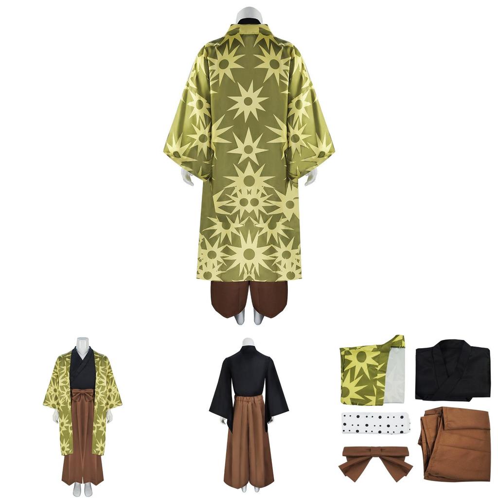 Demon Slayer Stahl Tetsuro Cosplay Kostüm mit Polyesterstoff für Anime Rollenspiel