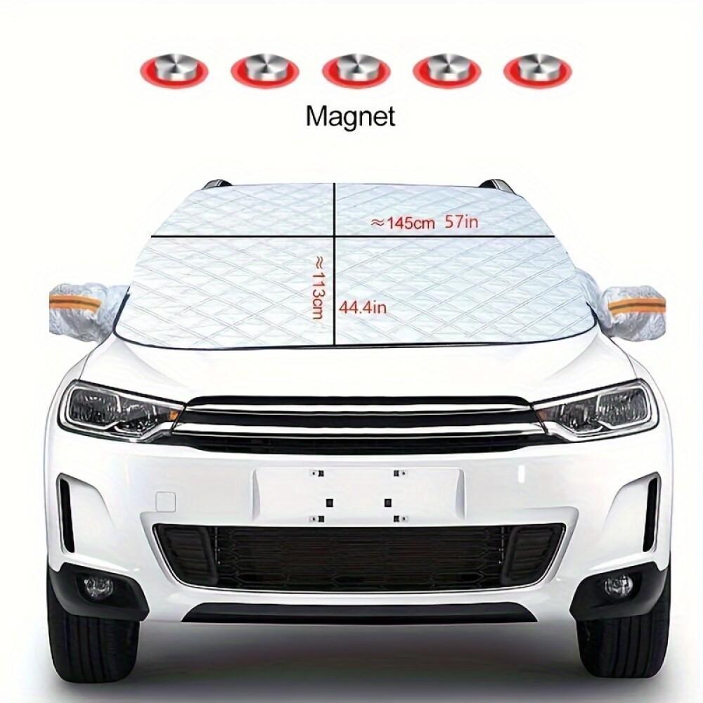 1PCS Thickened CarS now Sunshade Windshield Cover With 5 Magnets UV Protection  Anti Snow  Sunlight For  Front  Windshield Shade