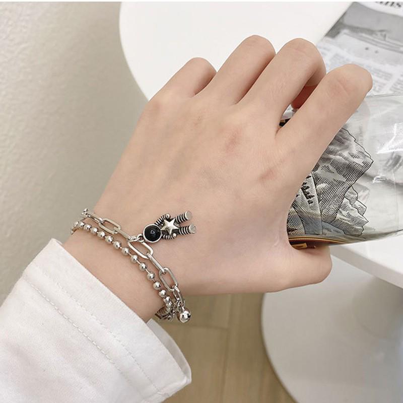 Armband mit Diamant-Schmetterling im koreanischen Stil für Damen – Trendiges schlichtes Design für Studentinnen und Freundinnen