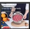 Stainless Steel Multi-Functional Meat Grinder & Vegetable Cutter High Power Processor