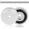 4PCS 30*10mm Aluminum Alloy Amplifier Feet   Amplifier Pads Feet Silver
