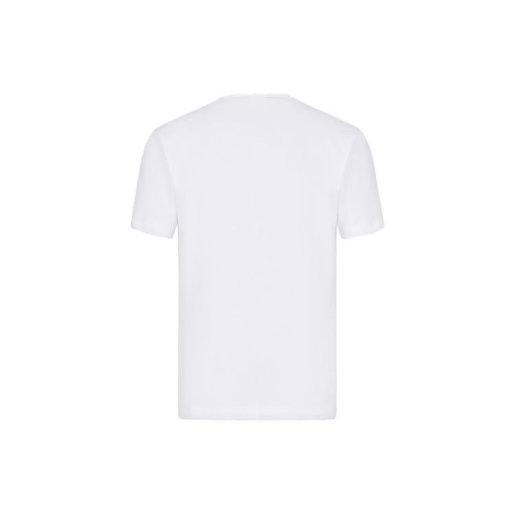 Emporio Armani Ss23 Letter Print Short Sleeve T-Shirt Men Tops White 3RPT39-PJ7CZ-1100