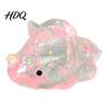 Cute Dinosaur Pinch Toy Shape Squeeze Glitter Soft for Stress Relief Slow Rebound Tactile Fidget Kids And Adults Powder