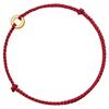Pure Gold 999 Zodiac Red String Bracelet with Luck Beads for Baby's Full Moon or New Year