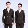 Teluoman Double-Breasted Professional Suit Set