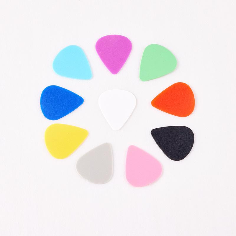 Heart-Shaped Guitar Picks: Celluloid & ABS, 0.5mm, 0.75mm, 1mm