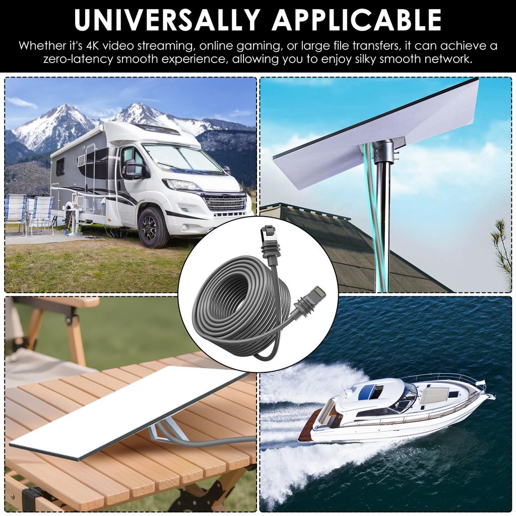 2/5/10m Starlink Gen 3 Cable Weather Proof Waterproof Replacement Extension Cable for Outdoor Starlink Standard Actuated V3