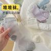 Socks Summer Thin Wood Ear Edge Lace Hollow Mesh Breathable Stacking Socks College Style Versatile Medium Tube Socks
