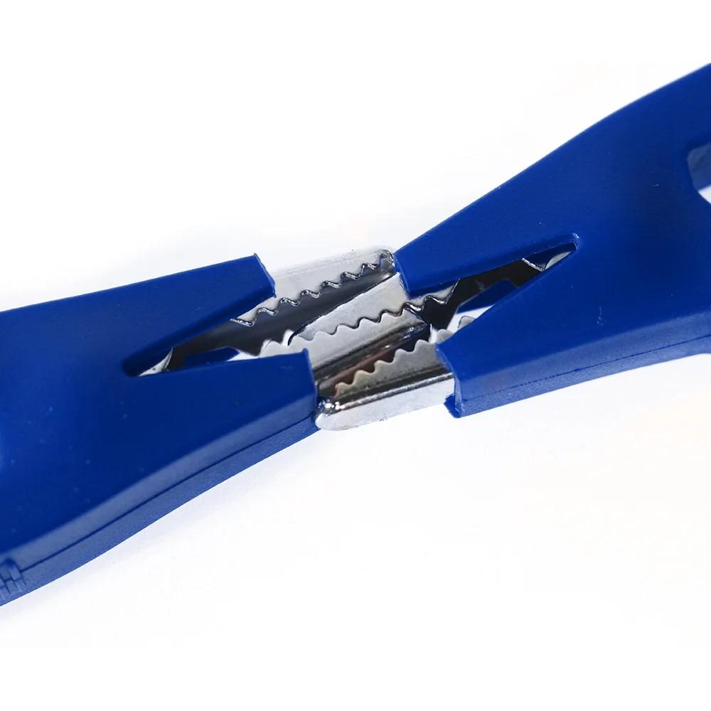 2PCS Alligator Clips J.60049 10mm with 4mm Jack Socket Full Insulated Safe Crocodile Clips Test Clip Green, Red, Yellow, Blue