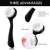 1 X Cleansing Brush Soft Bristle Exfoliating Cleansing Brush Abrasive Exfoliating Cleansing Brush for Facial Care Makeup Skin Care Makeup Remover