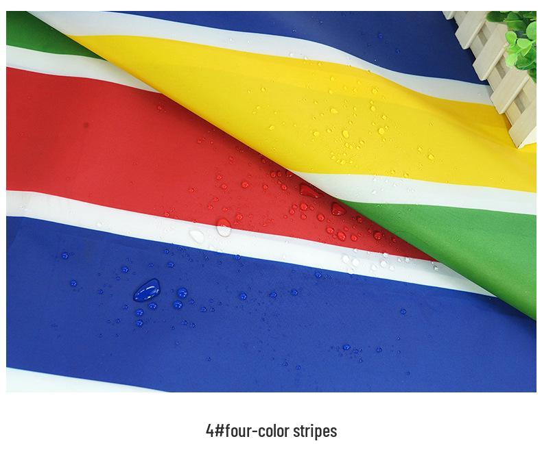 210D Thin Striped Waterproof Tent & Awning Fabric