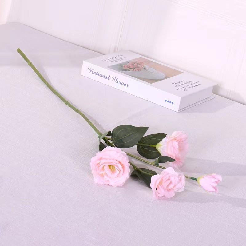 Artificial Eustoma Flower Bouquet For Wedding Party Decor Gift For Loved Ones