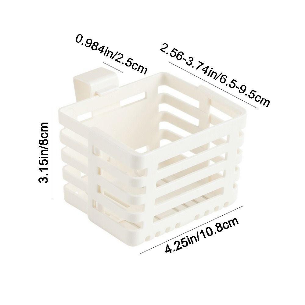 Plastic Retractable Small Baskets Space Saving Hanging Storage Box Utensil Holder  for Kitchen