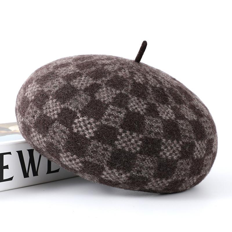 New fashion autumn and winter pumpkin hat 100% pure wool women's fashion woolen hat winter warm wool hat