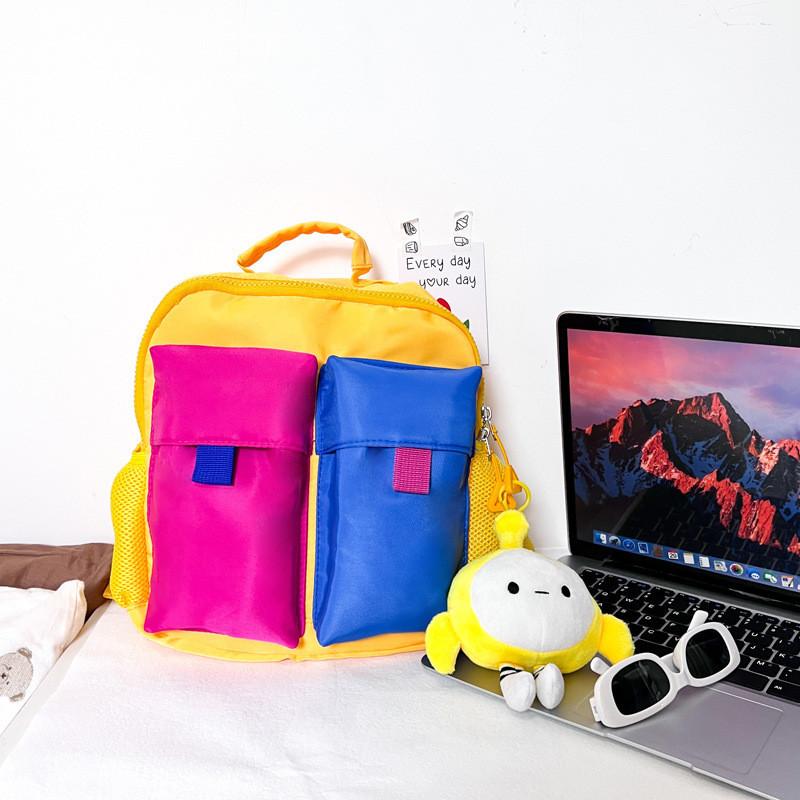 New Colorful Children's Backpack For Boys And Girls Durable Canvas Design For Ages 3 To 6