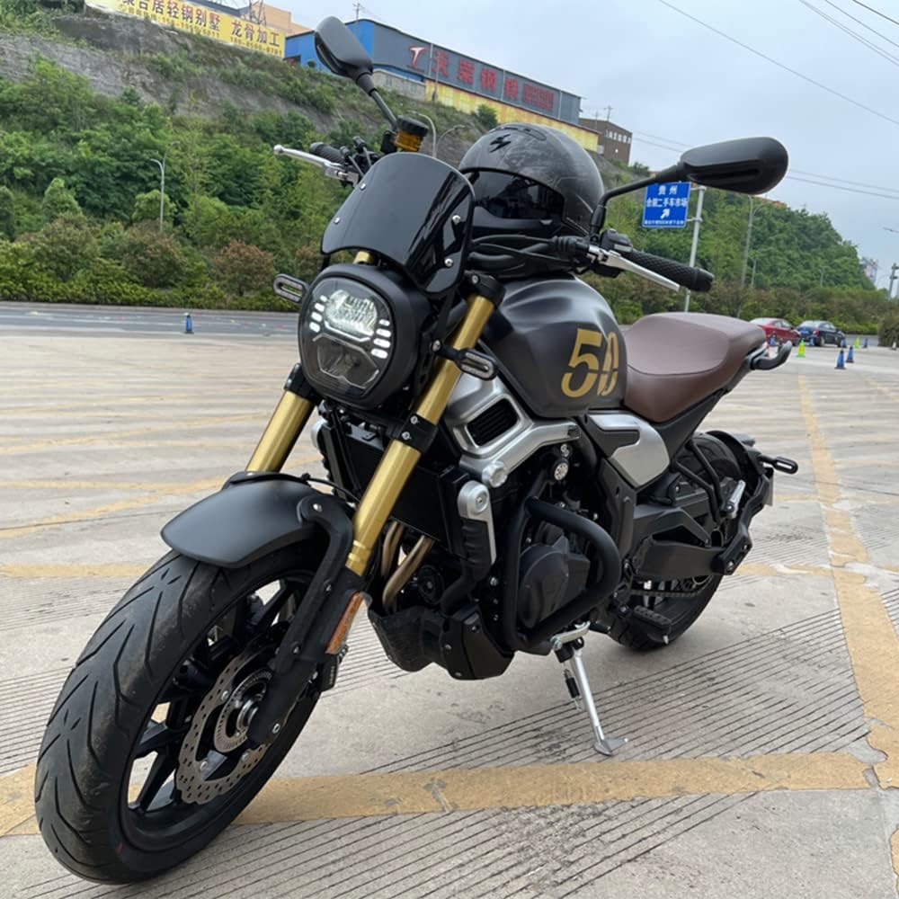 Motorcycle Retro Windscreen Windshield Wind Screen Deflector Cover for RoyalEnfield Royal Enfield Meteor Hunter 350 Interceptor 650 350 Himalayan 400