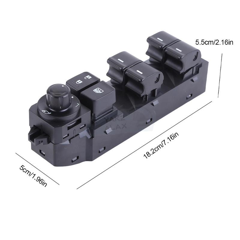 Left Driver Side Master Power Window Control Switch for Mazda 6 Atenza 2014 2015 2016 2017 2018 GV9B-66-350 GV9B-6635 Auto Parts