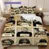 Halloween Horror Characters Set Bedding 1 Duvet Cover 2 Pillowcase Without Core Soft And Comfortable Duvet Cover And Pillowcase Bedding Set