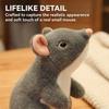 27CM Simulated Mouse Plush Doll Kawaii Cartoon Mouse Plush Toys Stuffed Rat Plush Doll  Mascot Gift