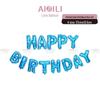 Beautiful Birthday Balloon Set: Happy Birthday Letter Aluminum Foil Decorations